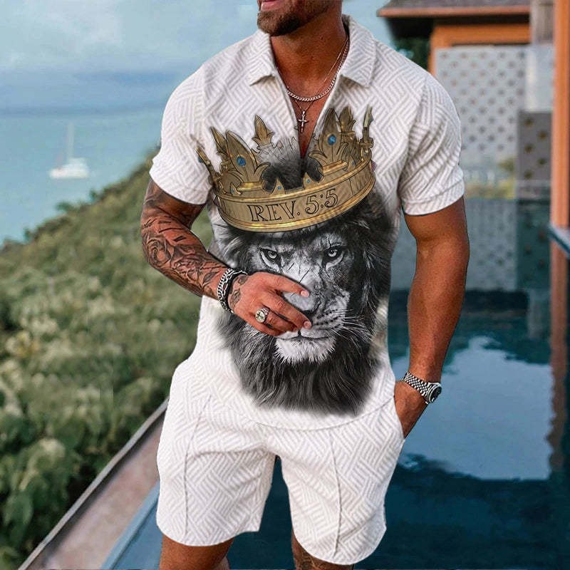 Men's Smart Casual Two Piece Set