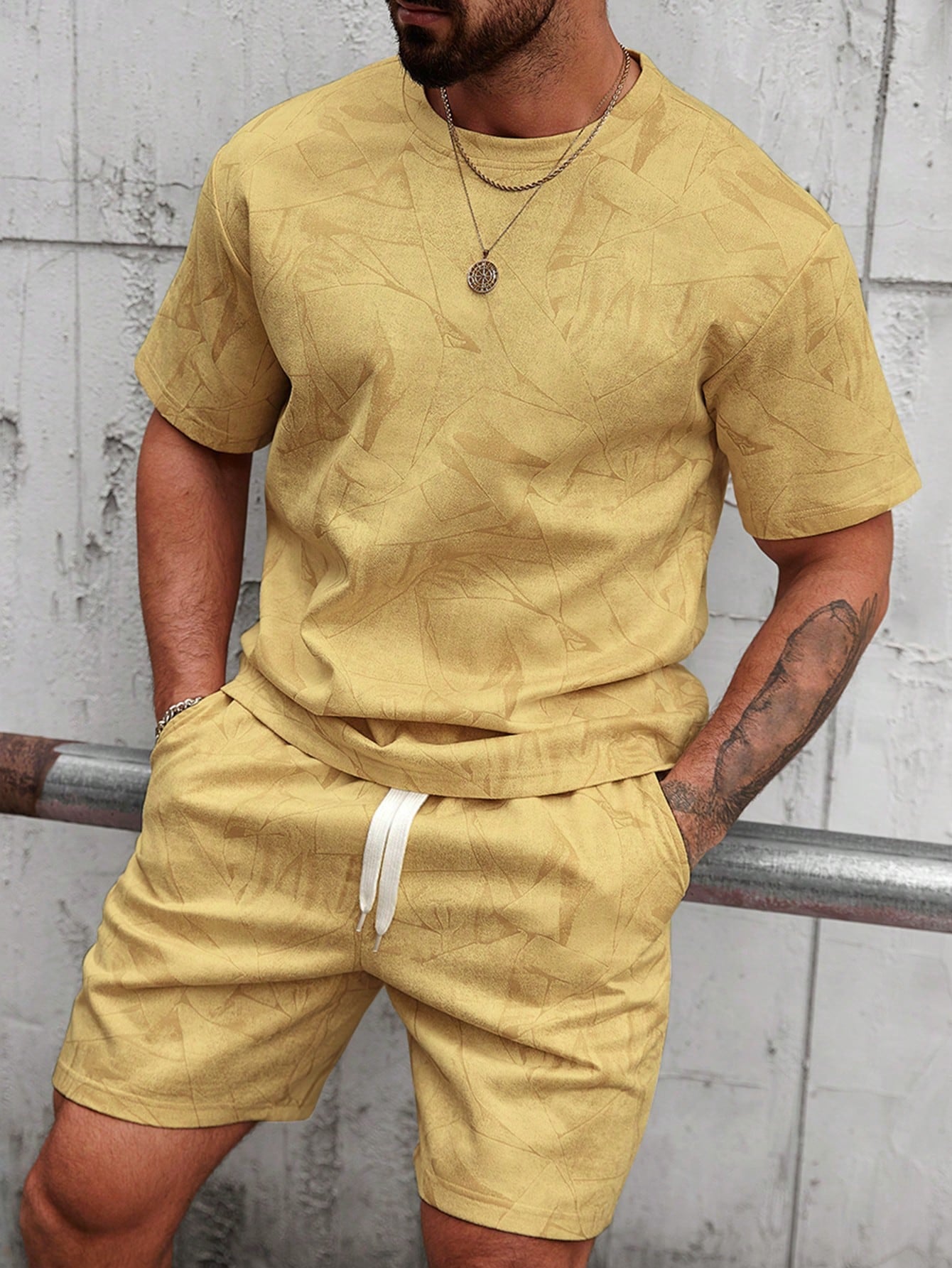Men's Smart Casual Two Piece Set