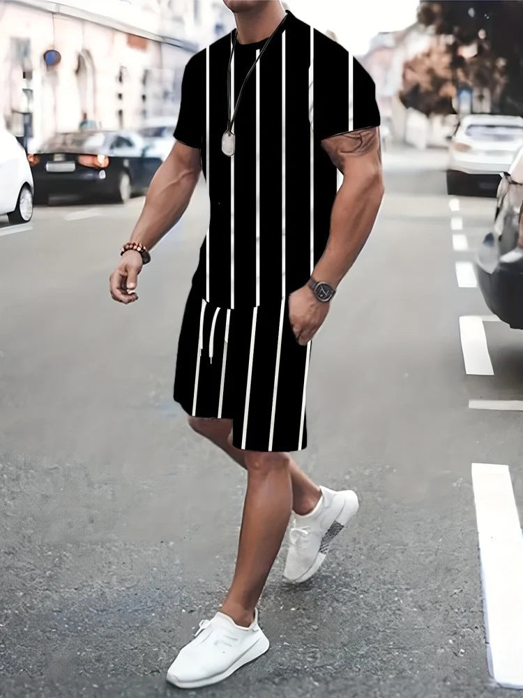 Men's Smart Casual Two Piece Set