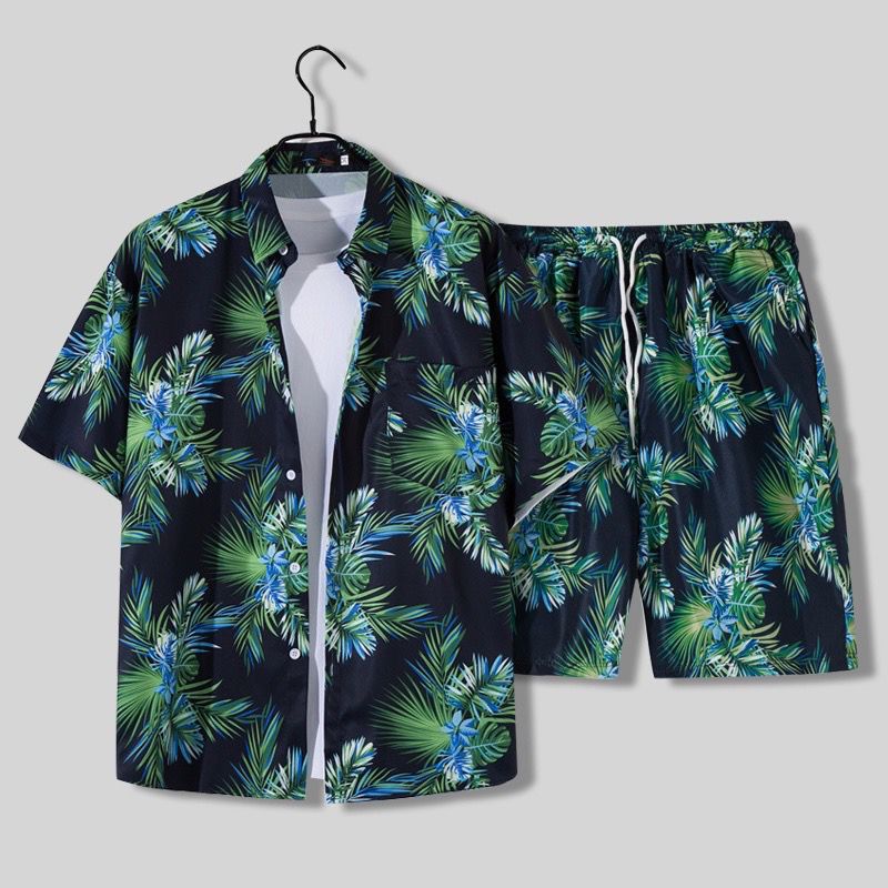 Men's Tropical Two Piece Set