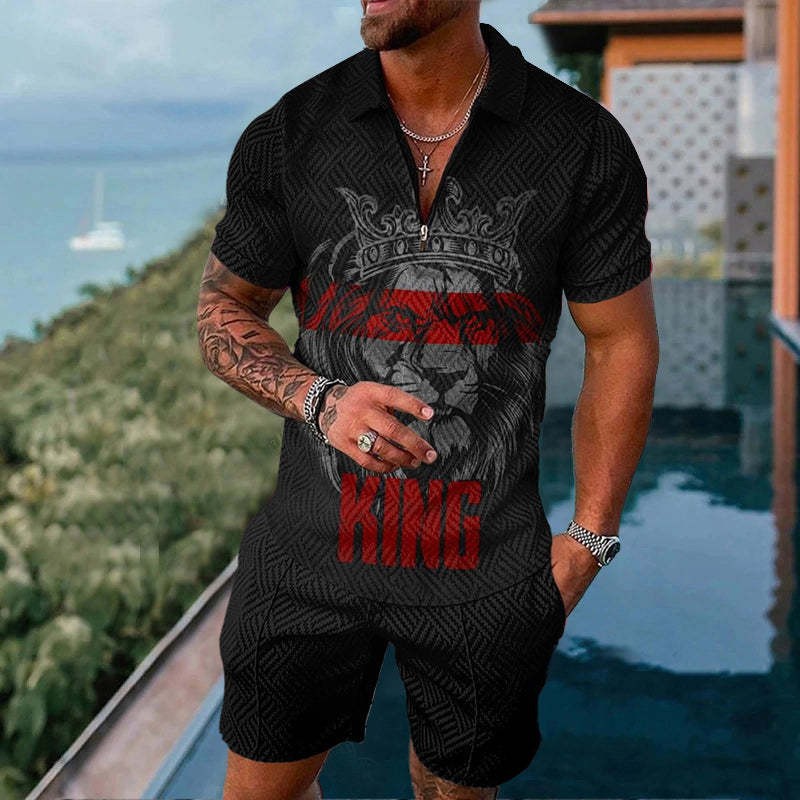 Men's Smart Casual Two Piece Set