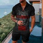 Men's Smart Casual Two Piece Set