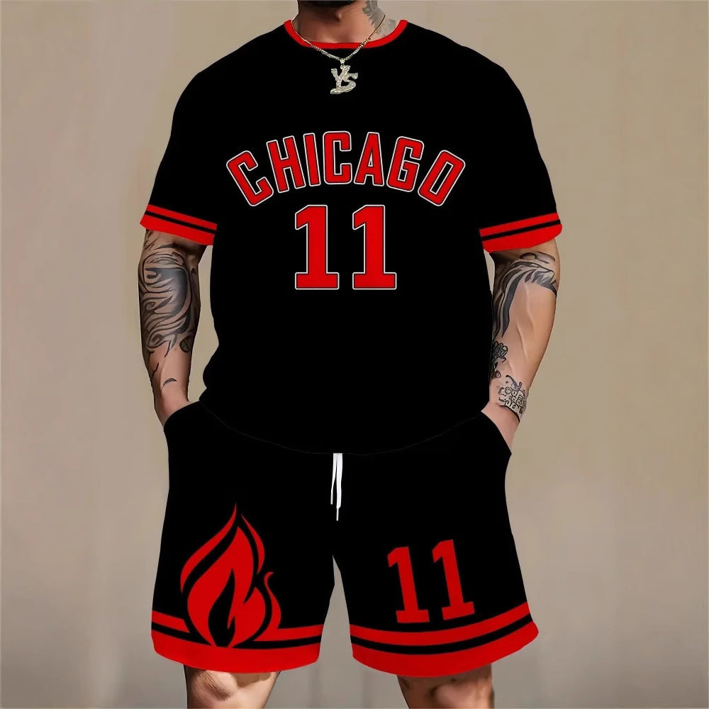 Men's Smart Casual Two Piece Set