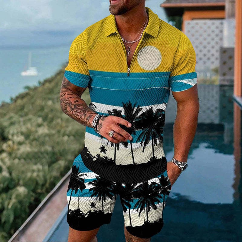 Men's Smart Casual Two Piece Set