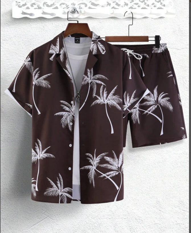 Men's Tropical Two Piece Set