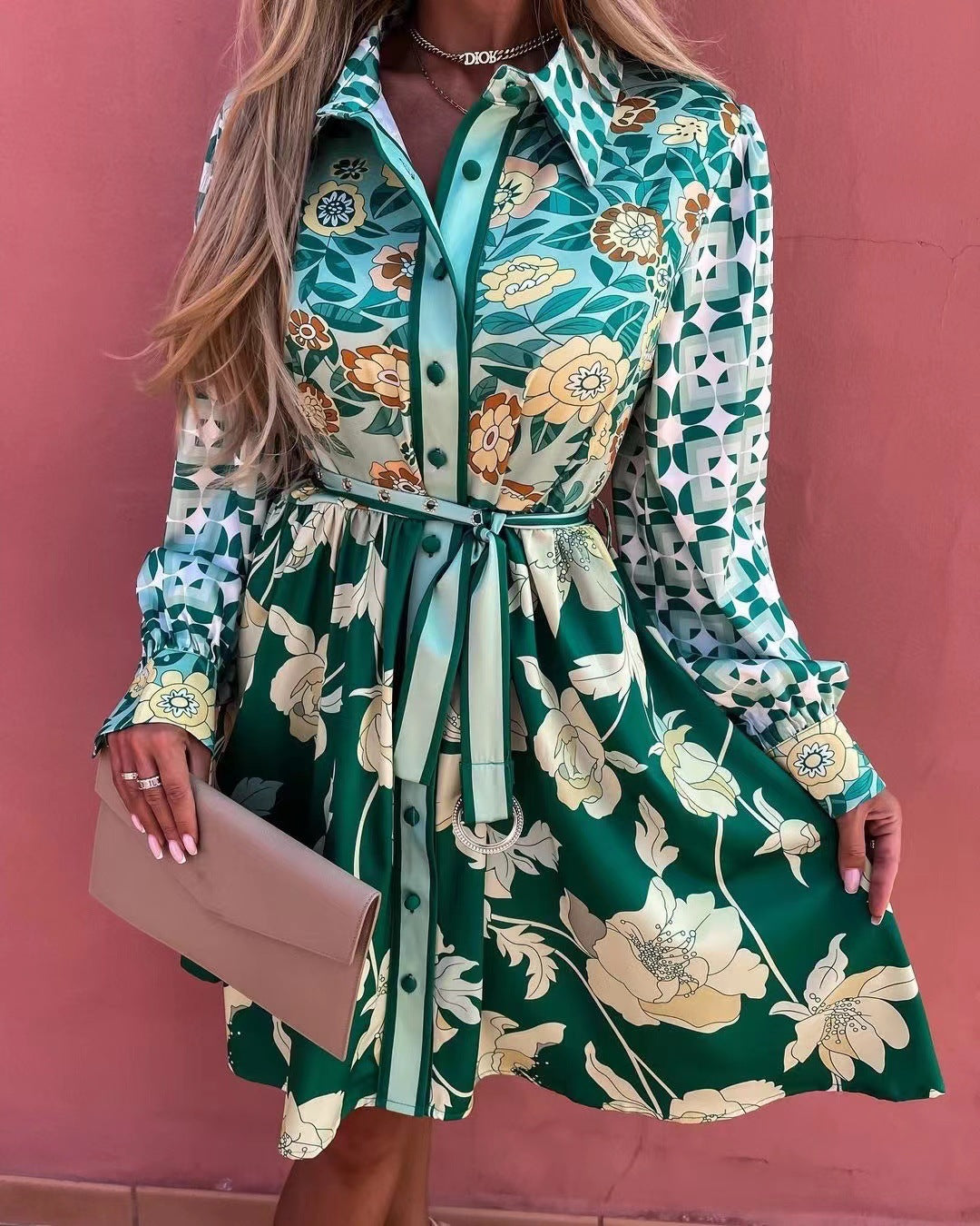 Women's Lace Up Dress