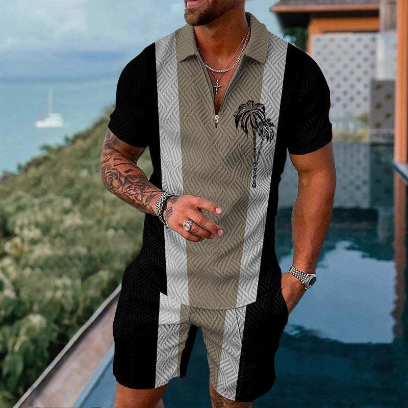 Men's Smart Casual Two Piece Set