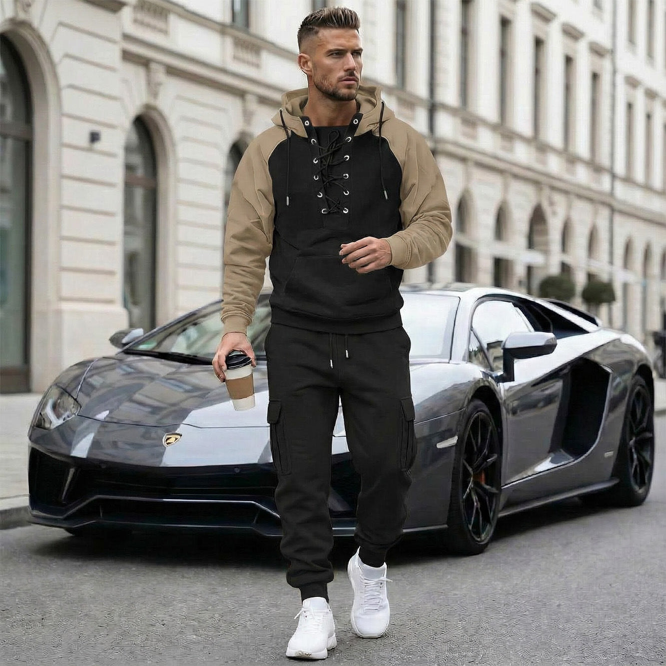 Men's Smart Casual Two Piece Set