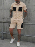 Men's Smart Casual Two Piece Set