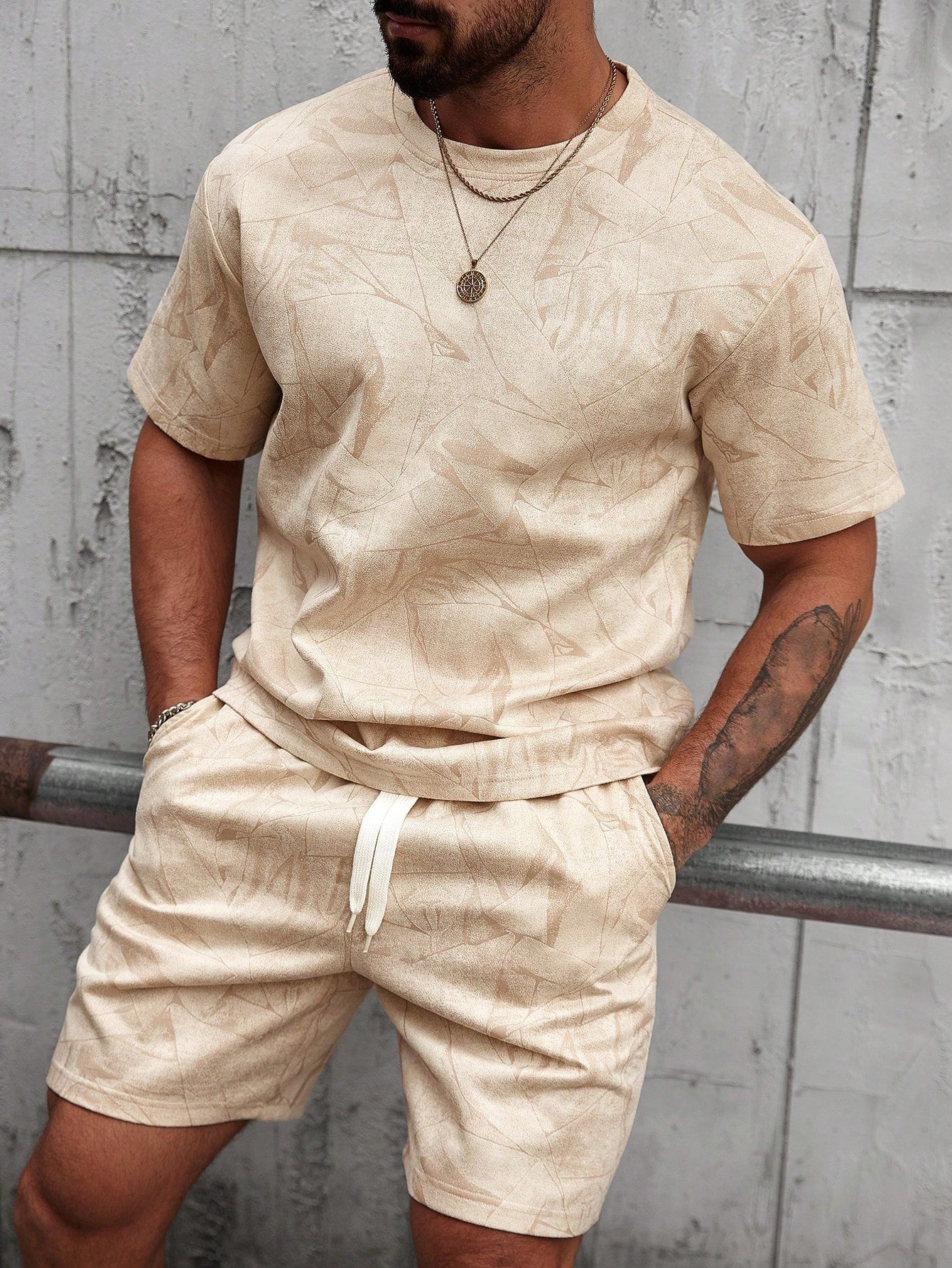 Men's Smart Casual Two Piece Set