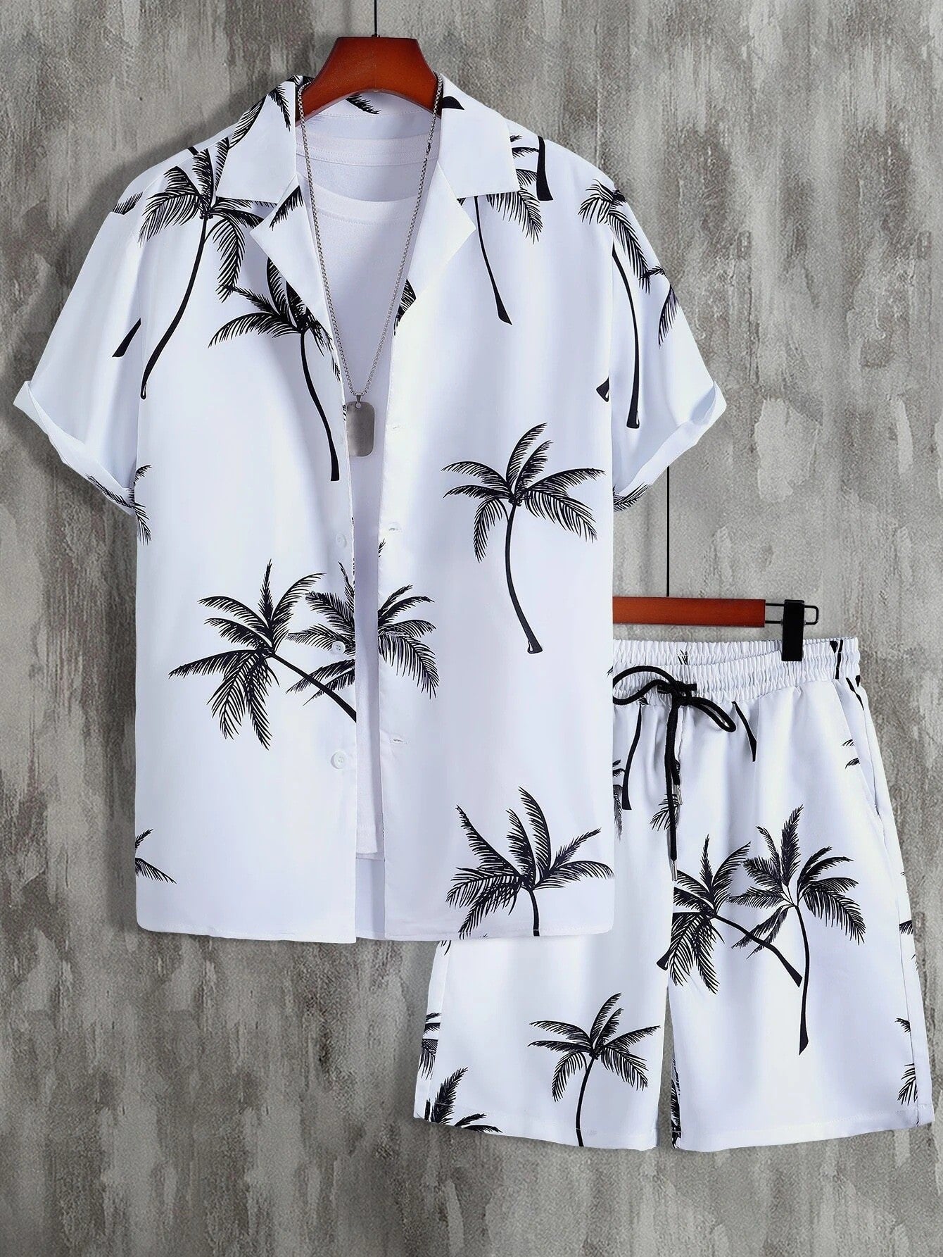 Men's Tropical Two Piece Set