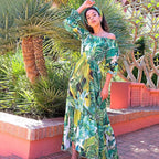 Women's Floral Off-shoulder Dress
