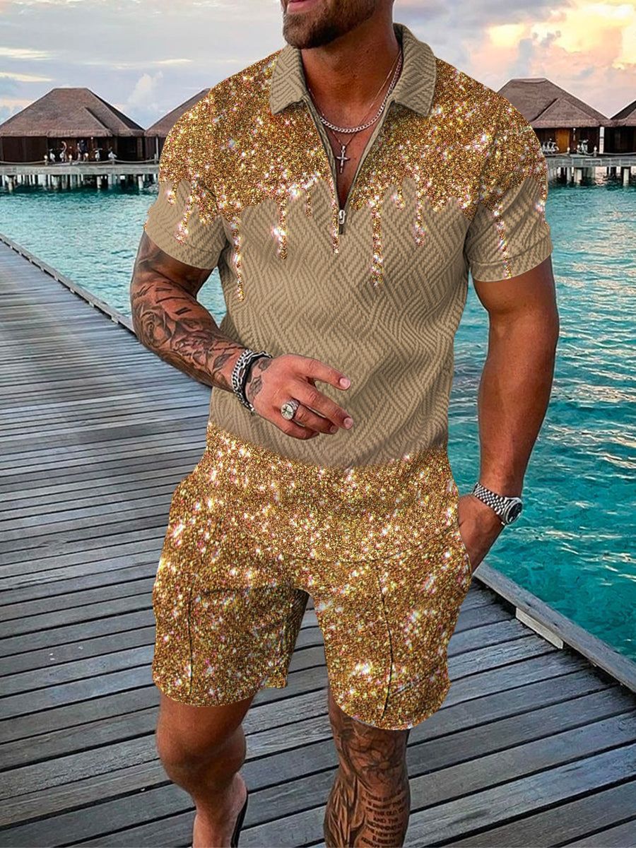 Men's Smart Casual Two Piece Set