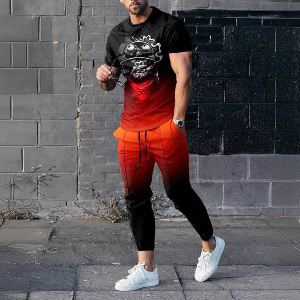 Men's Smart Casual Two Piece Set