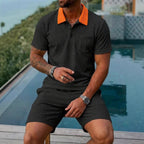 Men's Smart Casual Two Piece Set