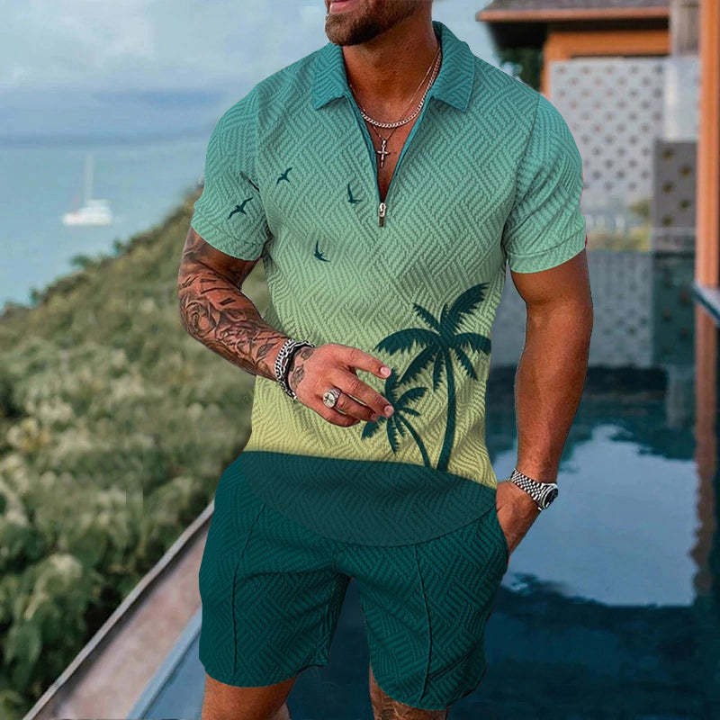 Men's Smart Casual Two Piece Set
