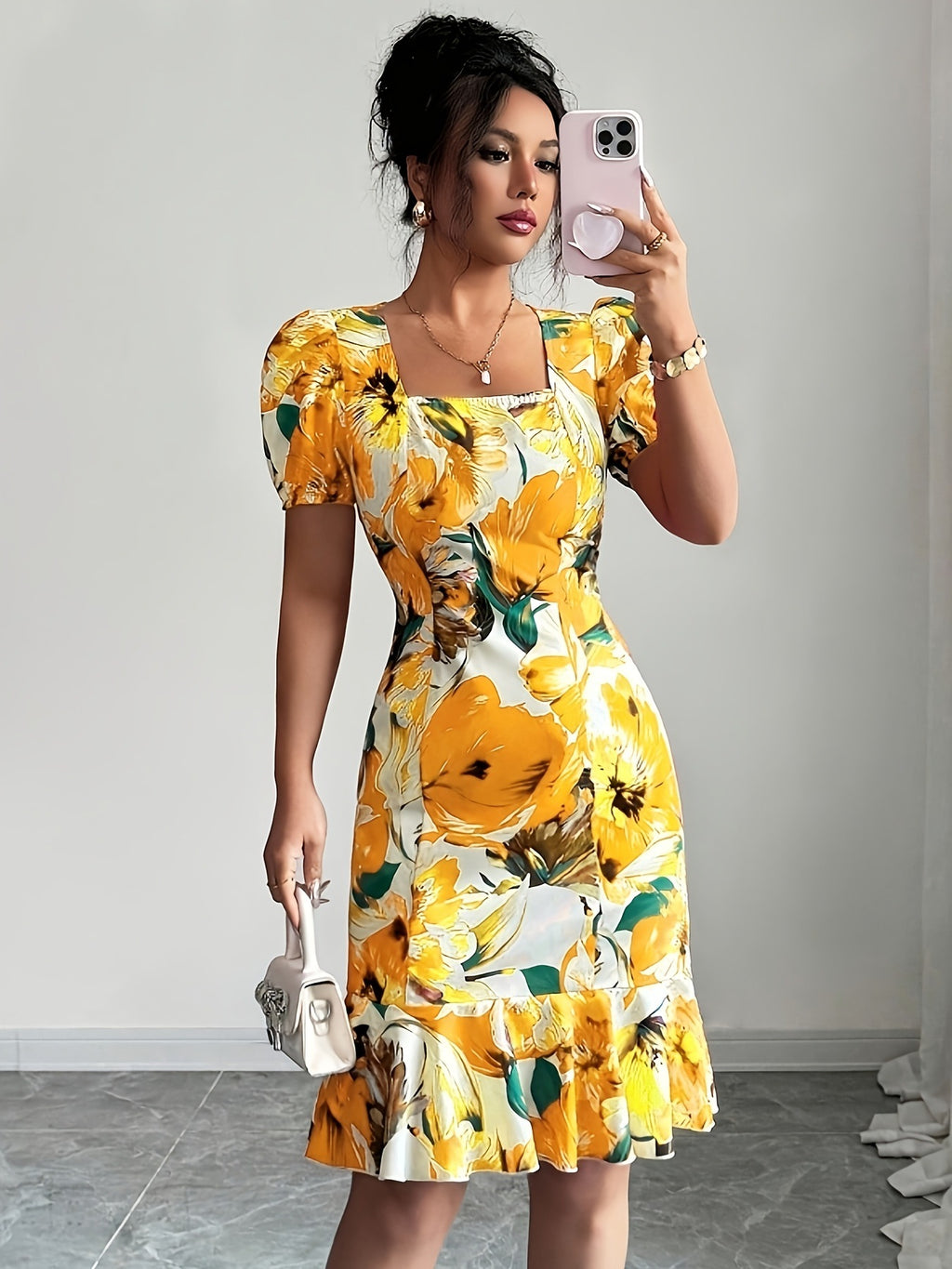 Women's Retro Trim Dress