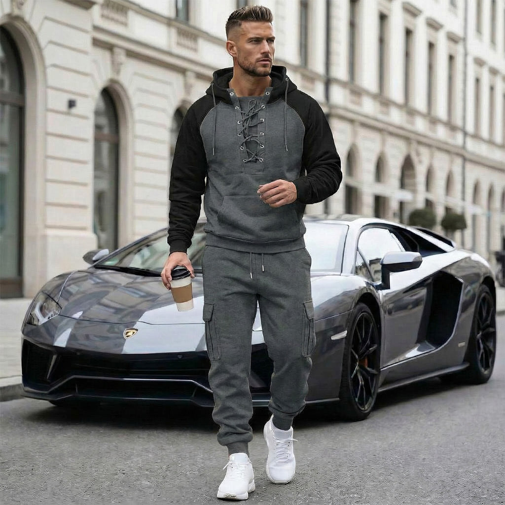 Men's Smart Casual Two Piece Set