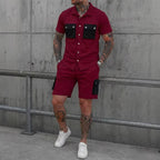 Men's Smart Casual Two Piece Set