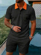 Men's Smart Casual Two Piece Set