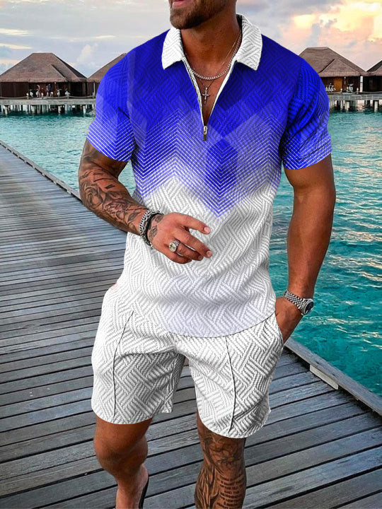 Men's Smart Casual Two Piece Set