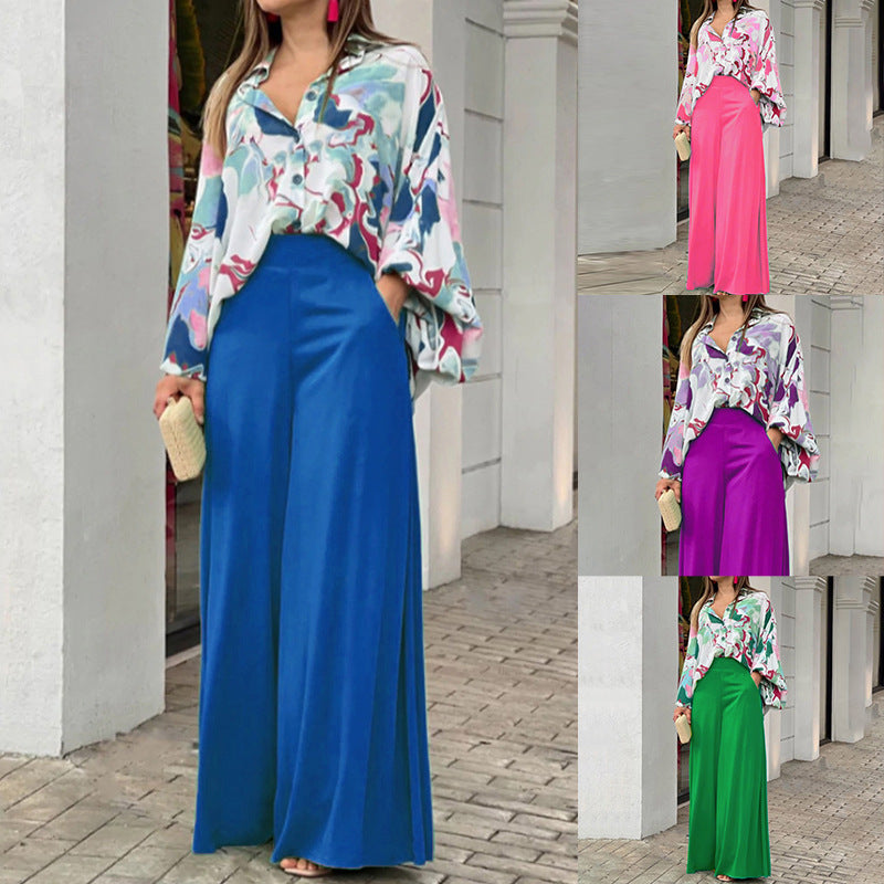 Women's Floral Two Piece Suit