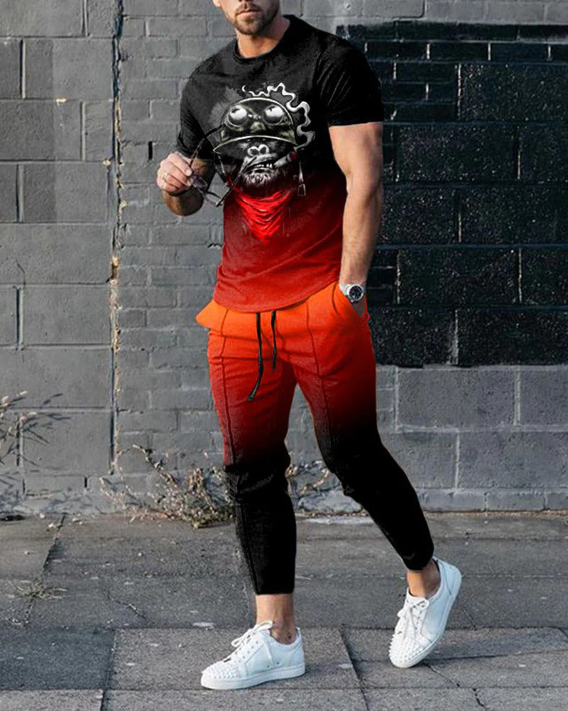 Men's Smart Casual Two Piece Set