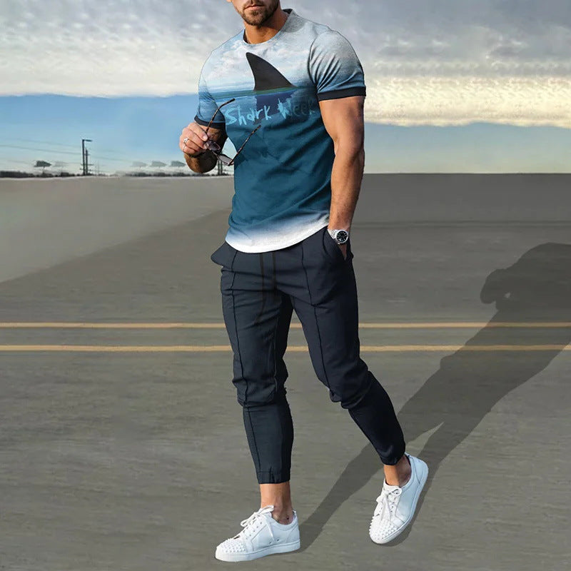 Men's Smart Casual Two Piece Set