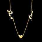 Customized Name Heart Necklace