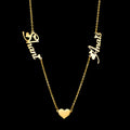 Customized Name Heart Necklace