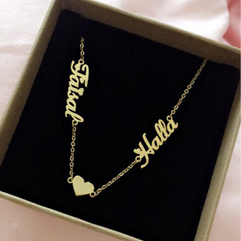 Personalized Love Jewelry Necklace