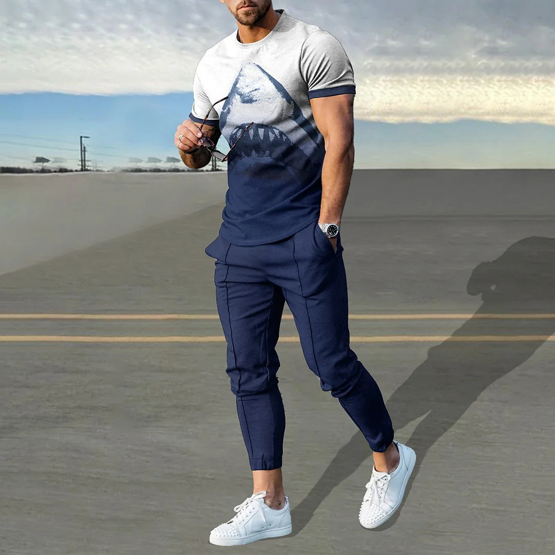 Men's Smart Casual Two Piece Set