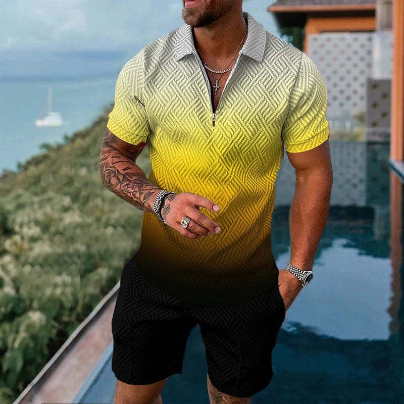 Men's Smart Casual Two Piece Set