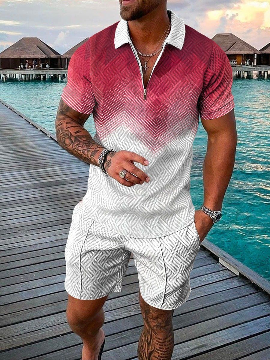 Men's Smart Casual Two Piece Set