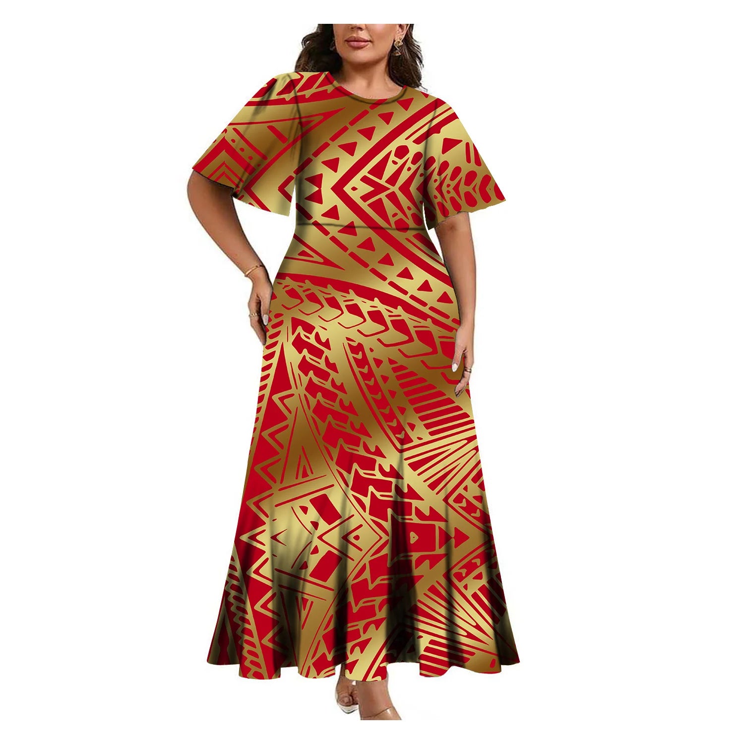 Tropical Island Curvy Mermaid Dress