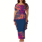 Tropical Island Two Piece Mermaid Dress
