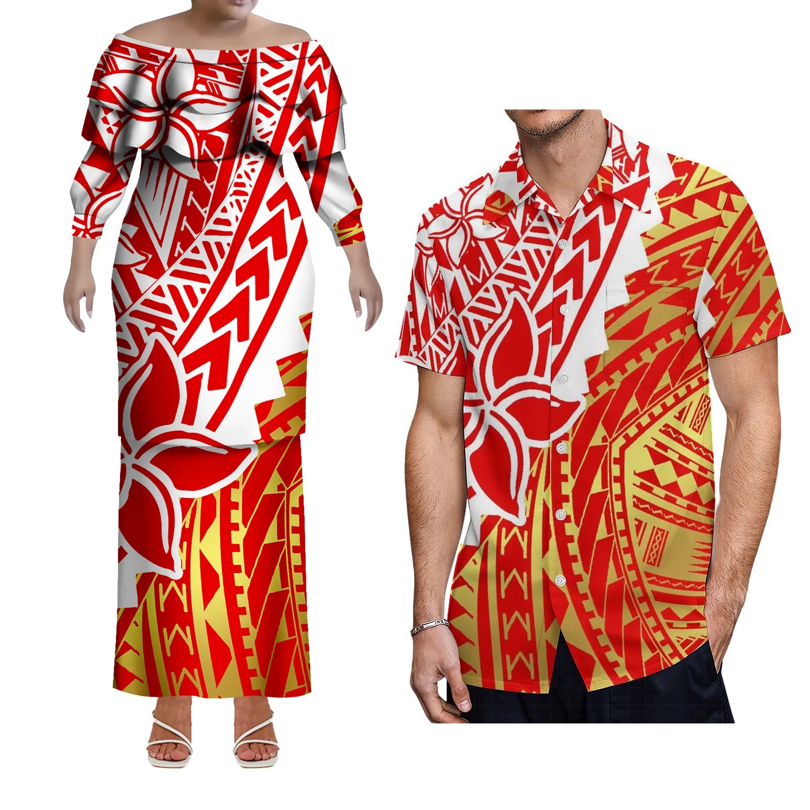 Pacific Island Couple Set