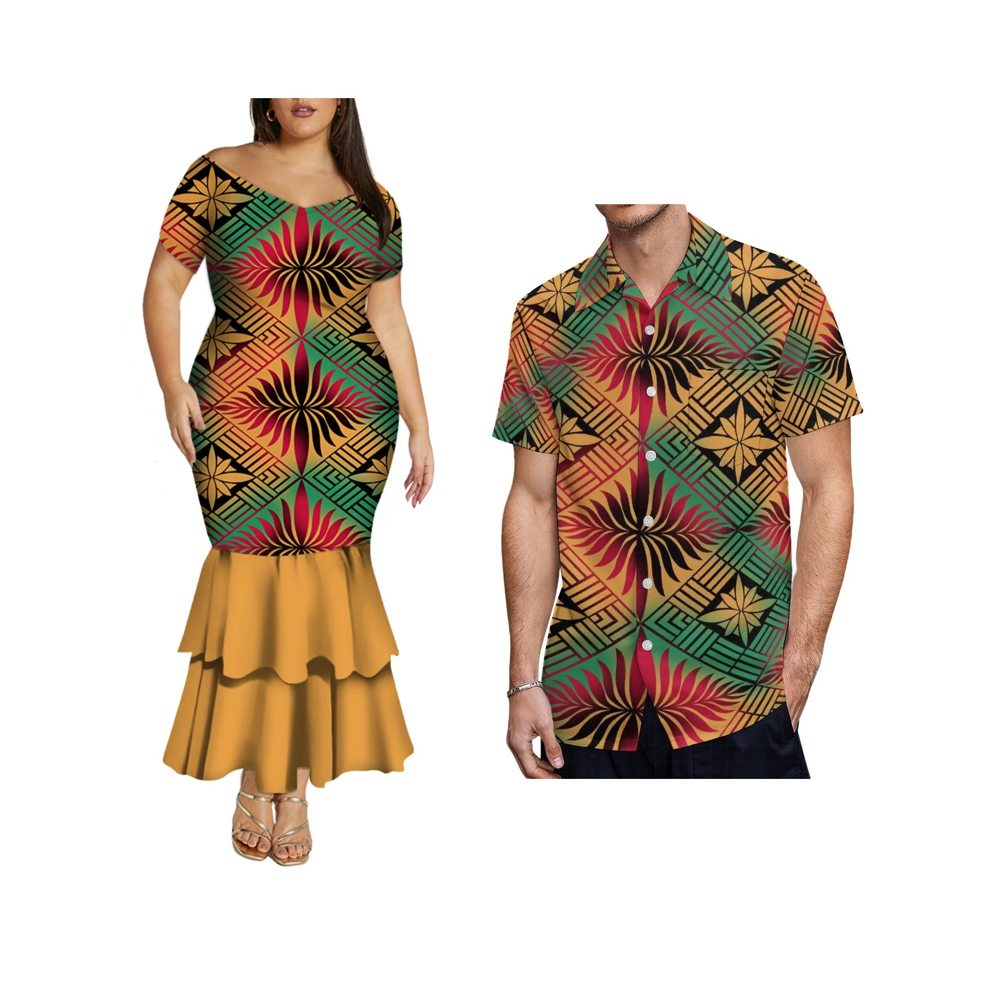 Pacific Island Couple Set