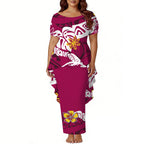 Tropical Island Two Piece Mermaid Dress