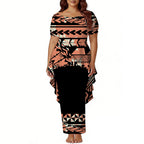 Tropical Island Two Piece Mermaid Dress