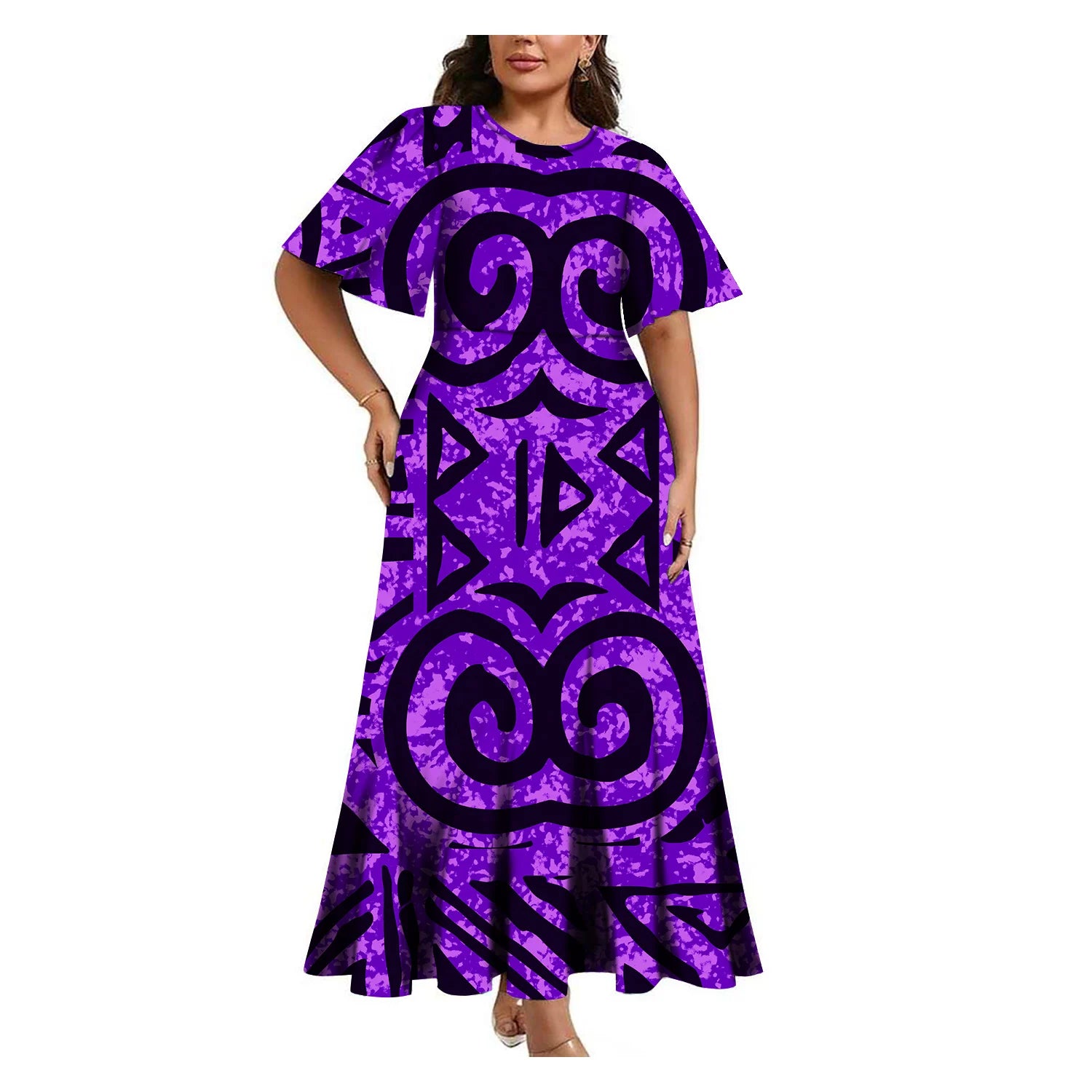 Tropical Island Curvy Mermaid Dress