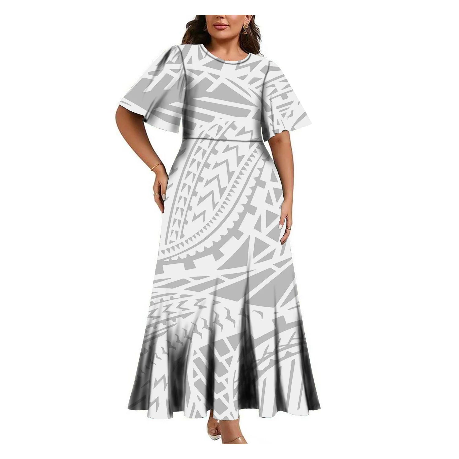 Tropical Island Curvy Mermaid Dress