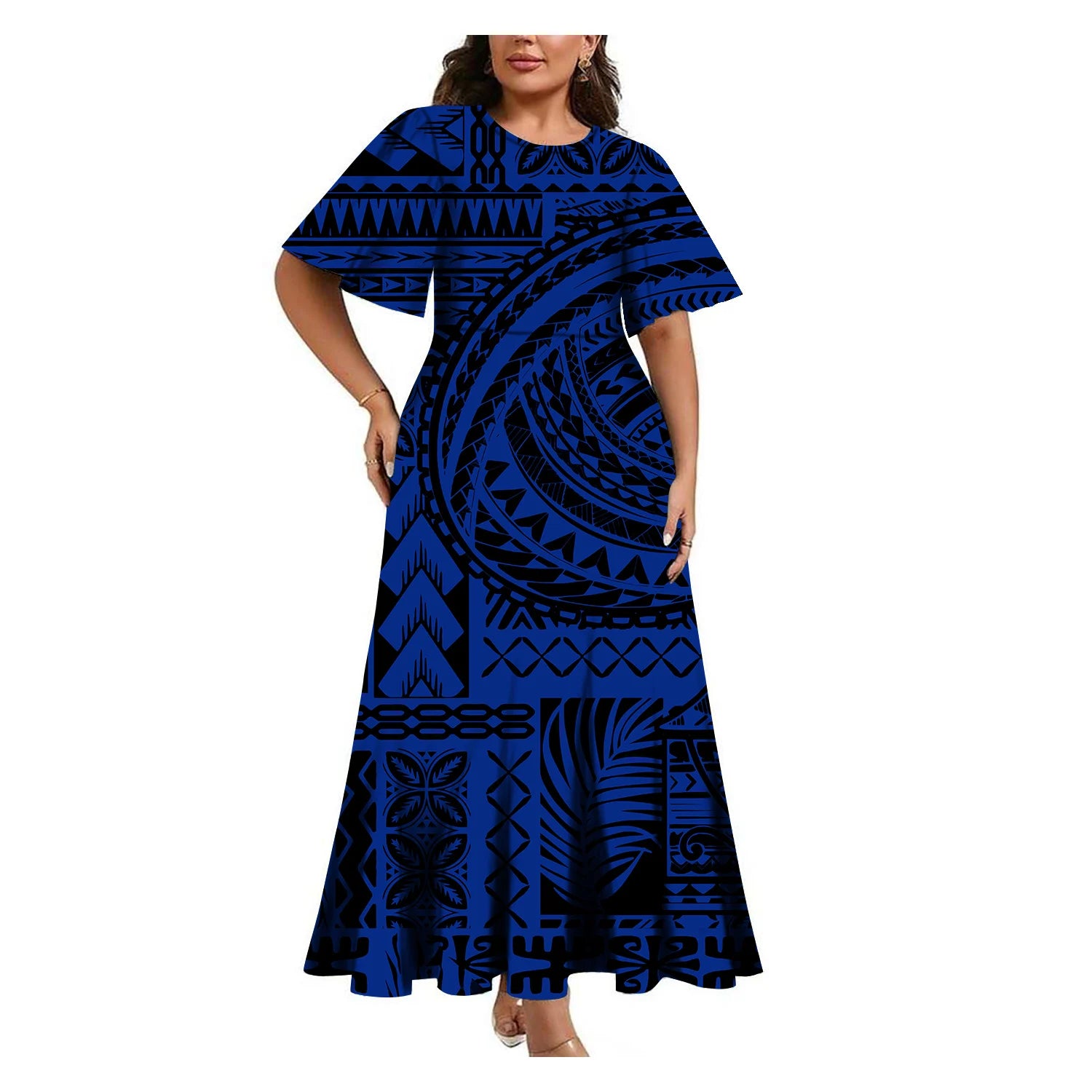 Tropical Island Curvy Mermaid Dress