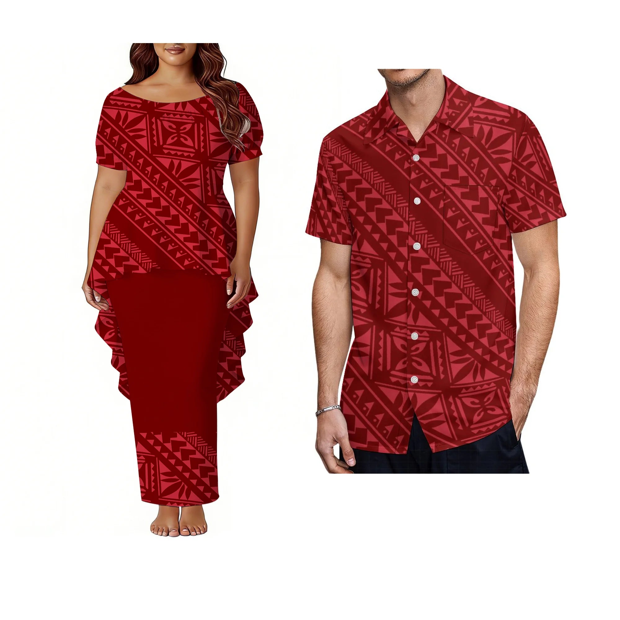 Pacific Island Couple Set