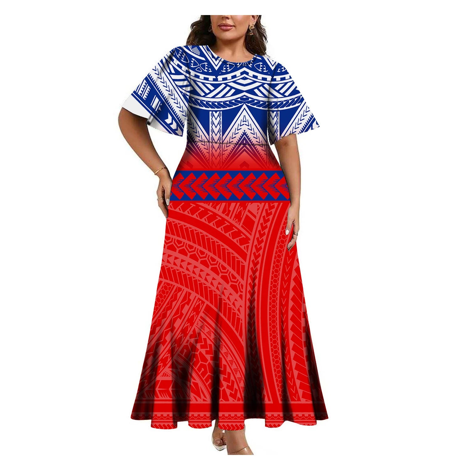 Tropical Island Curvy Mermaid Dress