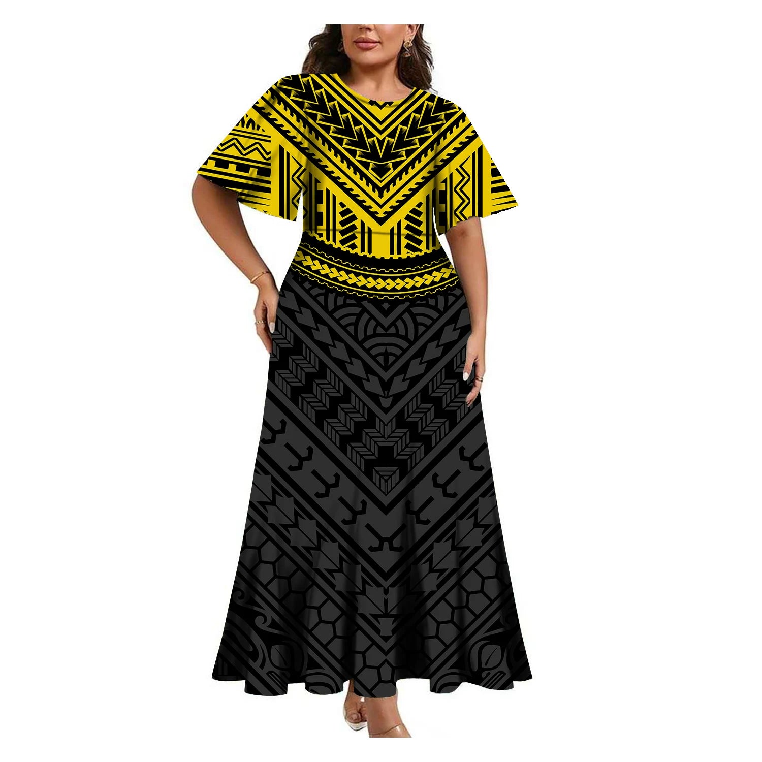 Tropical Island Curvy Mermaid Dress