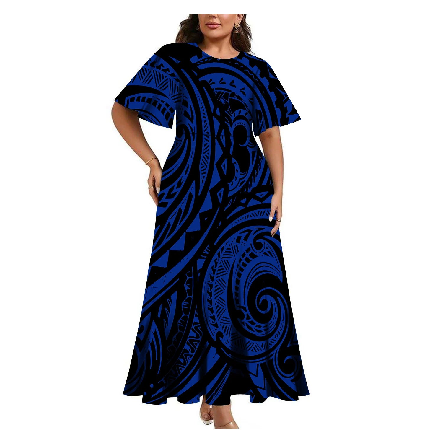 Tropical Island Curvy Mermaid Dress