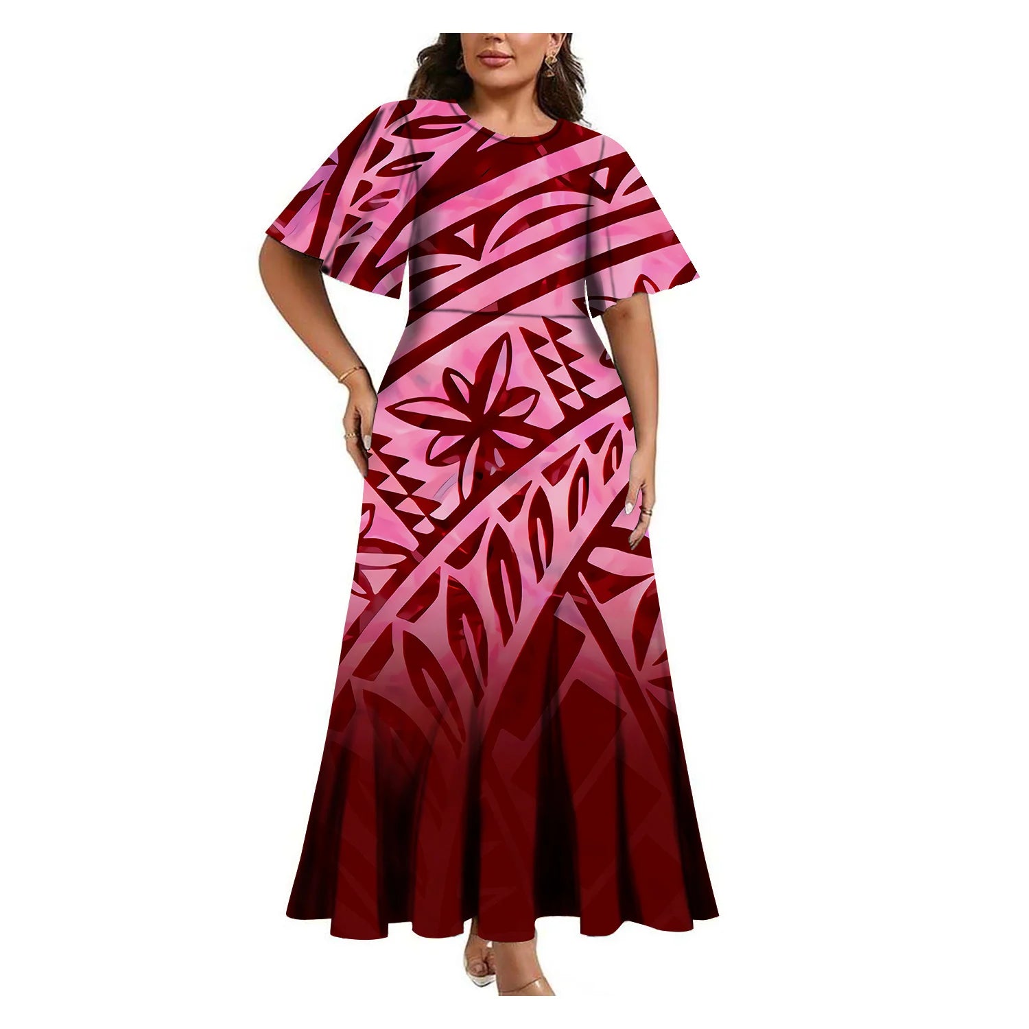 Tropical Island Curvy Mermaid Dress