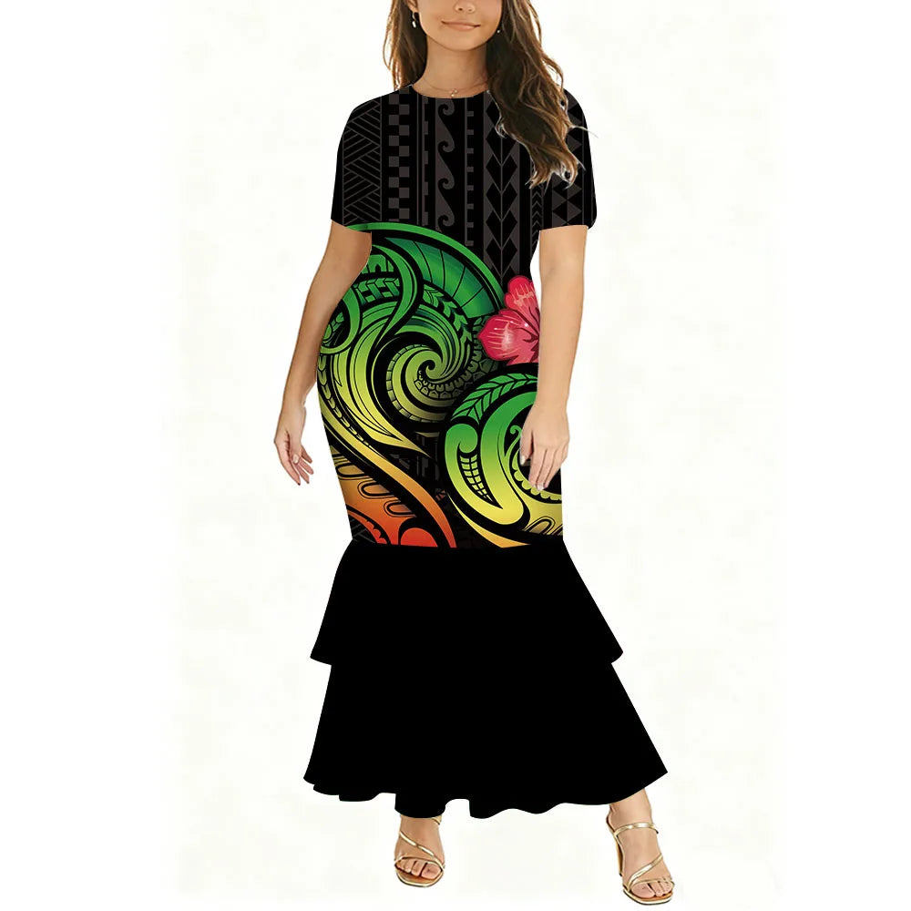 Tropical Island Mermaid Dress