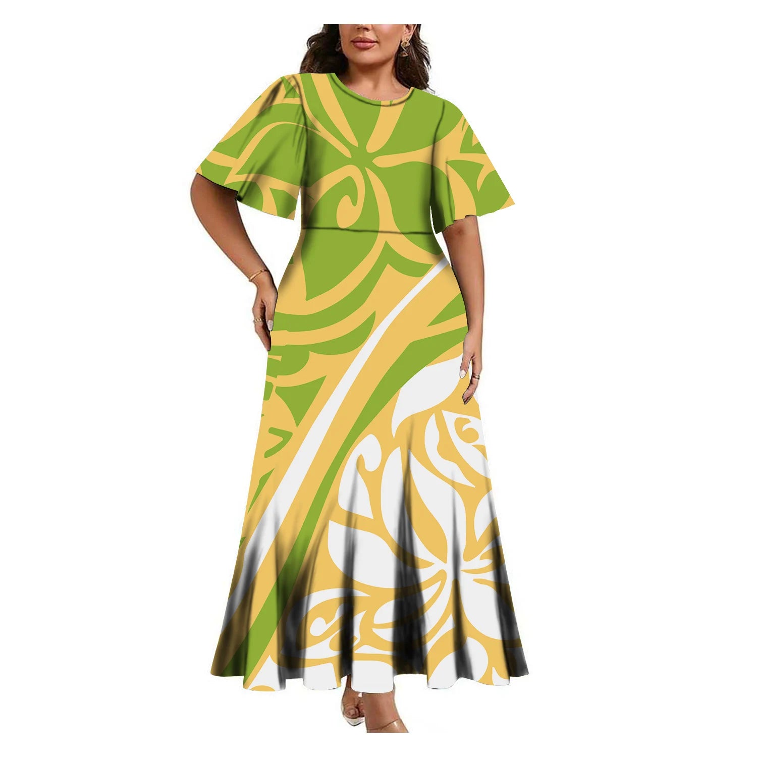 Tropical Island Curvy Mermaid Dress